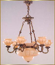 Alabaster Chandeliers Model: RL 1471-85